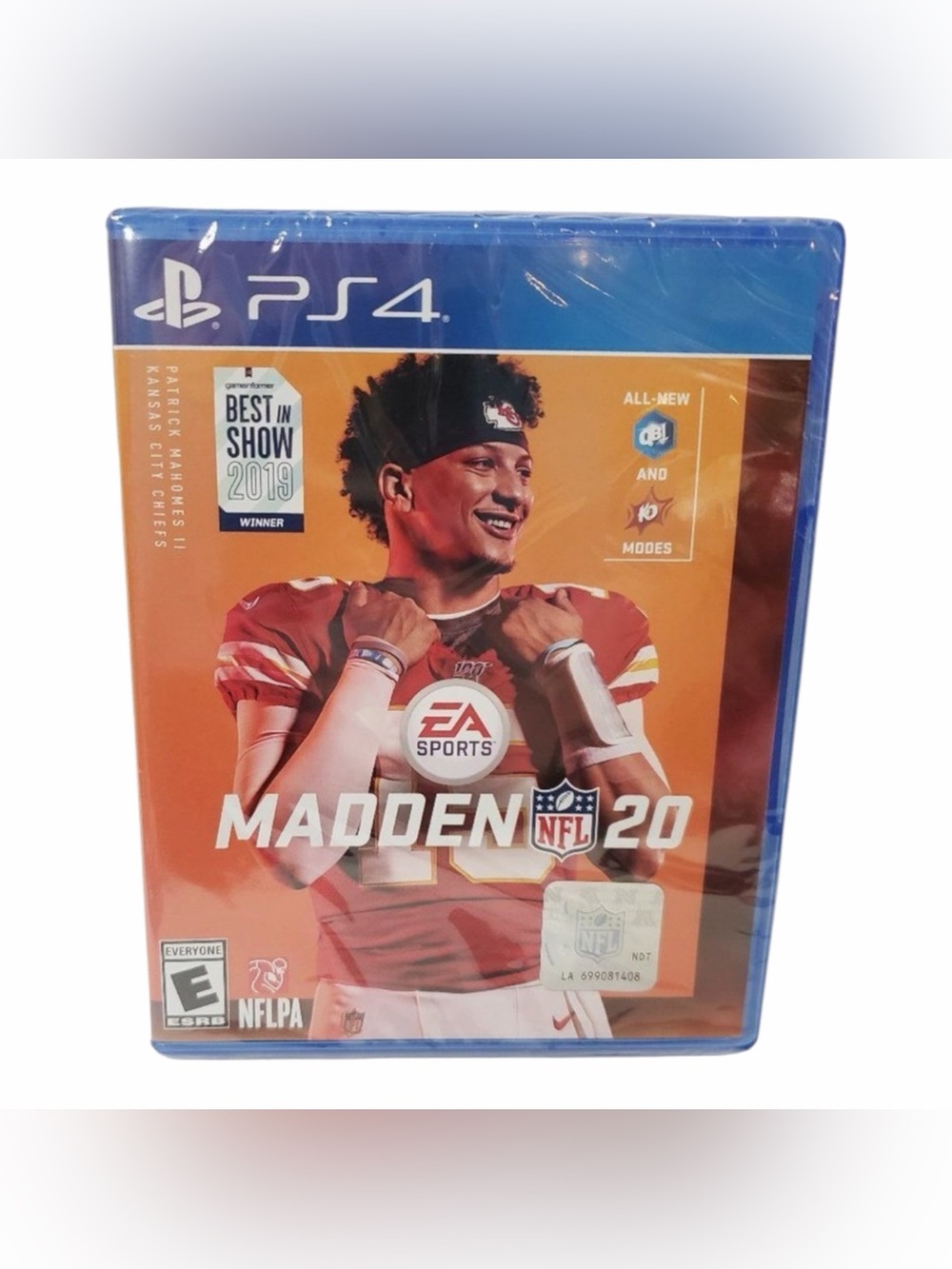 Madden NFL 20 PS4 Football Video Game Patrick Mahomes EA Sports New Sealed